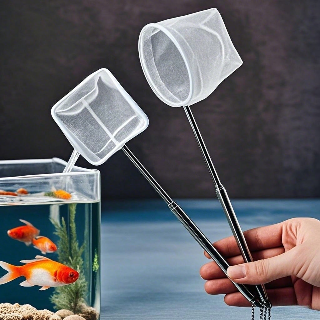 Aquarium Fish Net - Aquarium Fish Net - a Retractable