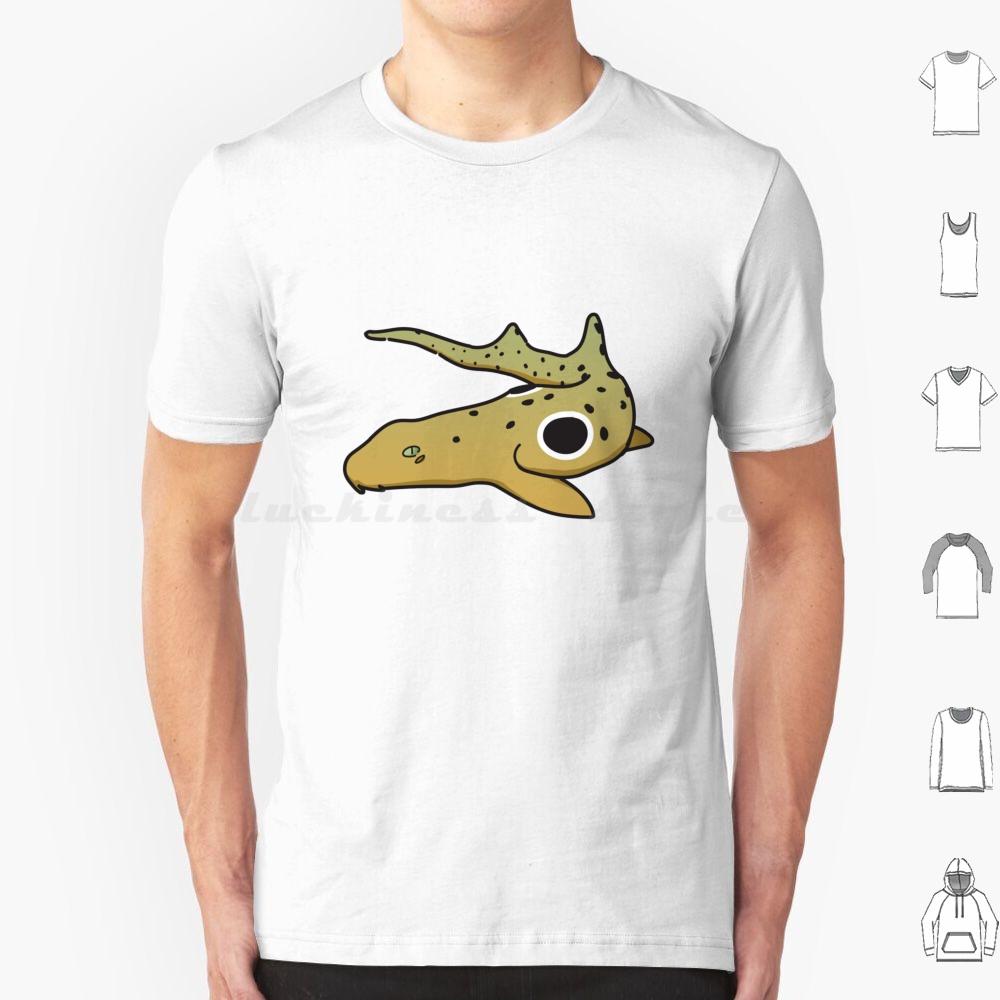 Aquarium Fish Drawing - Epaulette Shark Drawing T Shirt 6xl