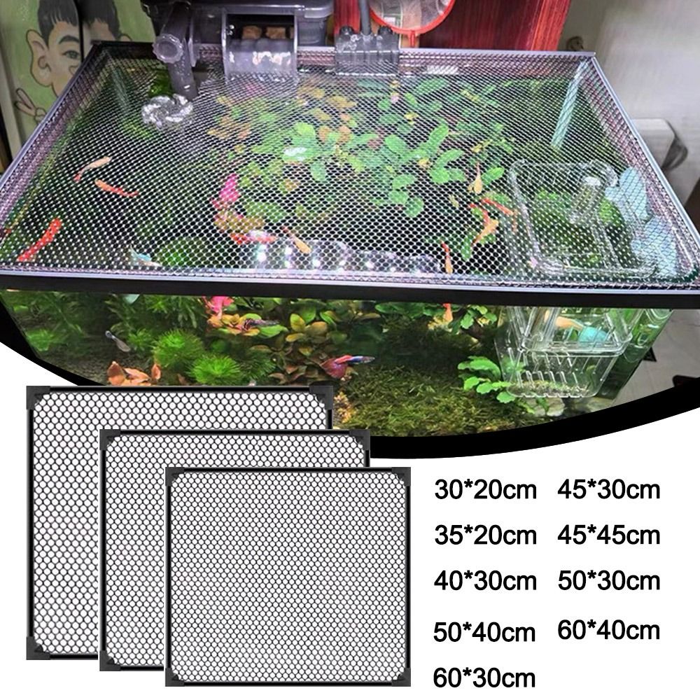 Sturdy Magnetic Fish Tank Lid  - Aquarium Fish Net 评论和价格