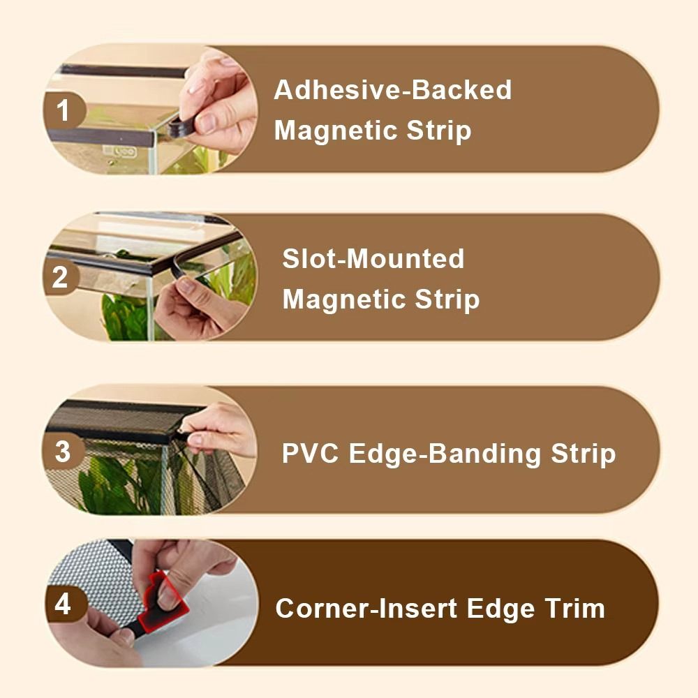 Sturdy Magnetic Fish Tank Lid  - Aquarium Fish Net 评论和价格