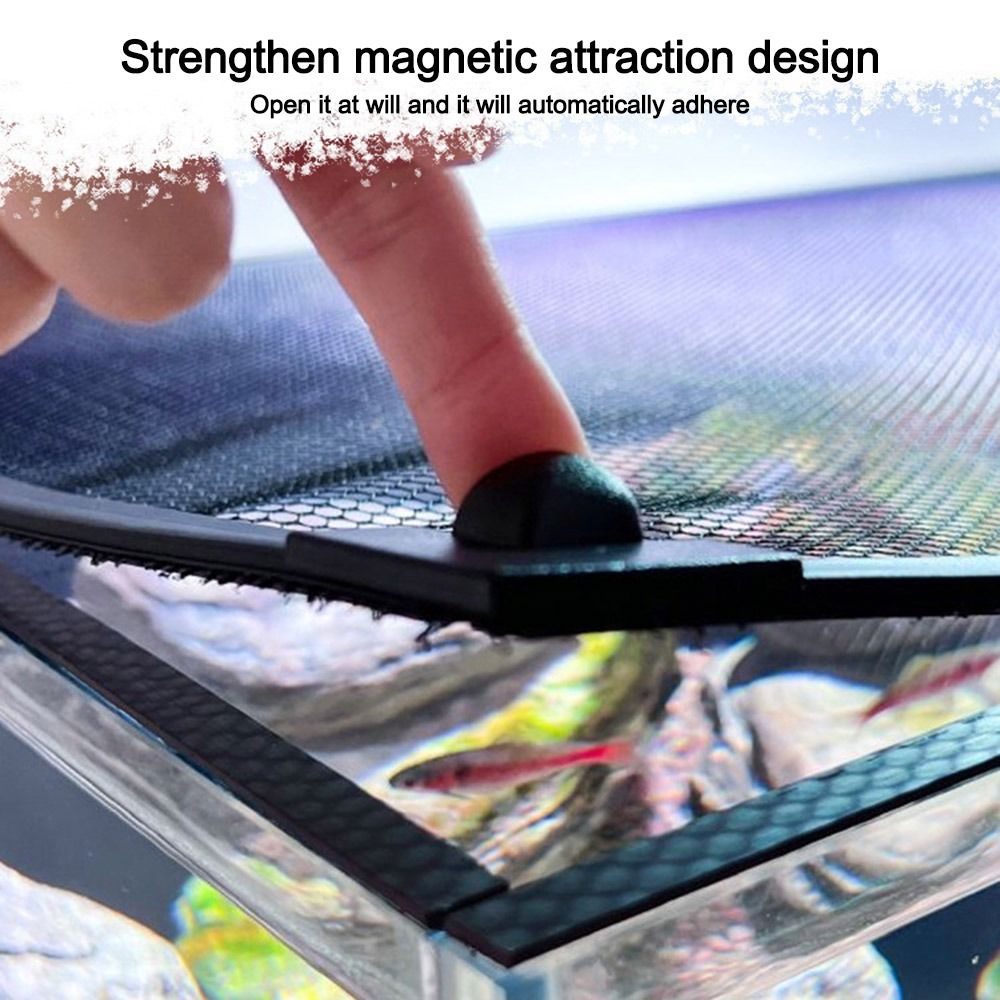 Sturdy Magnetic Fish Tank Lid  - Aquarium Fish Net 评论和价格
