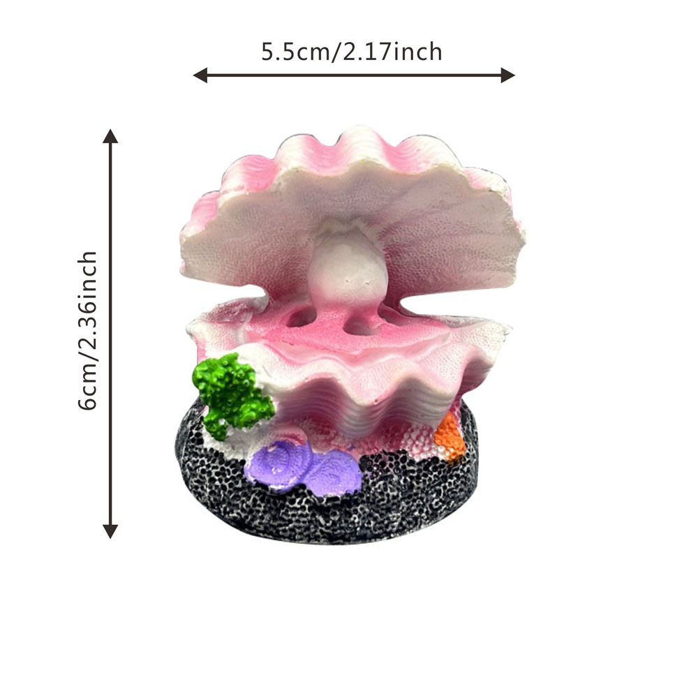 Cute Shell Shape Bubble Stone  - Aquarium Fish Cartoon 评论和价格