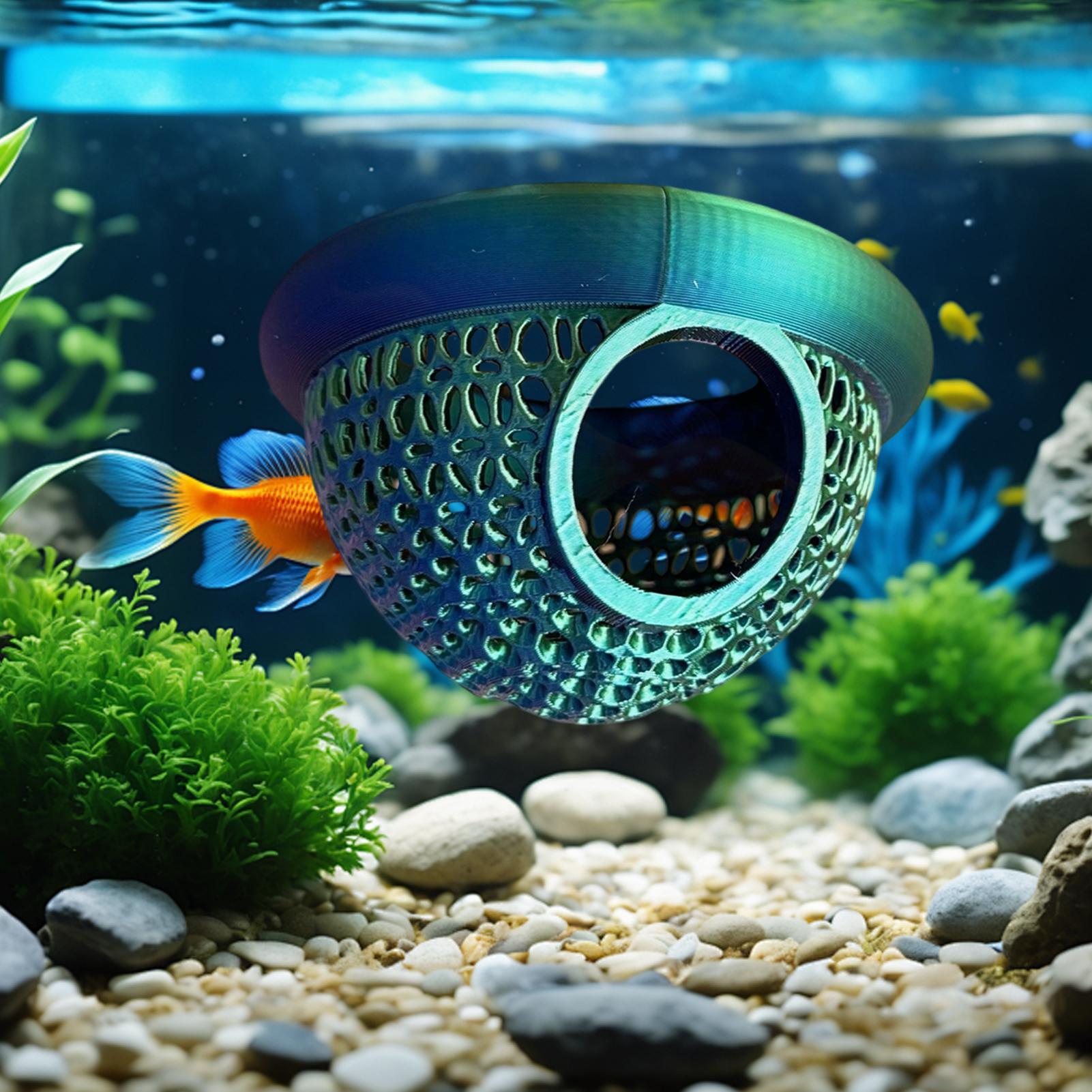 Floating Betta Hides Aquarium  - Aquarium Fish Cartoon 评论和价格