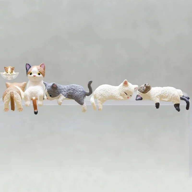 Cute Cartoon Cat Decor PVC Hom - Aquarium Fish Cartoon 评论和价格