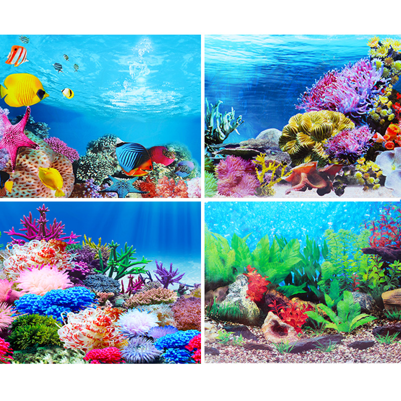 Fish tank background sticker p - Aquarium Fish Wallpaper 评论和价格