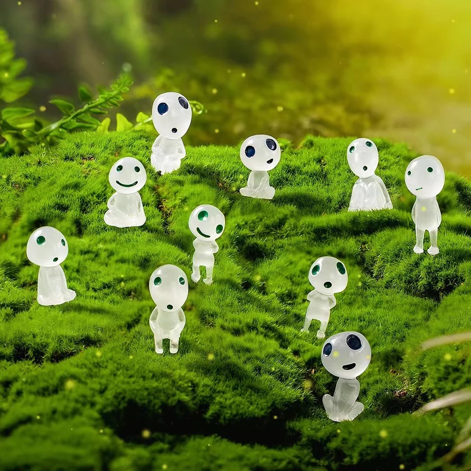 10Pcs Mini Kodama Luminous Elv - Aquarium Fish Cartoon 评论和价格