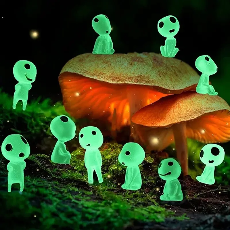 10Pcs Mini Kodama Luminous Elv - Aquarium Fish Cartoon 评论和价格