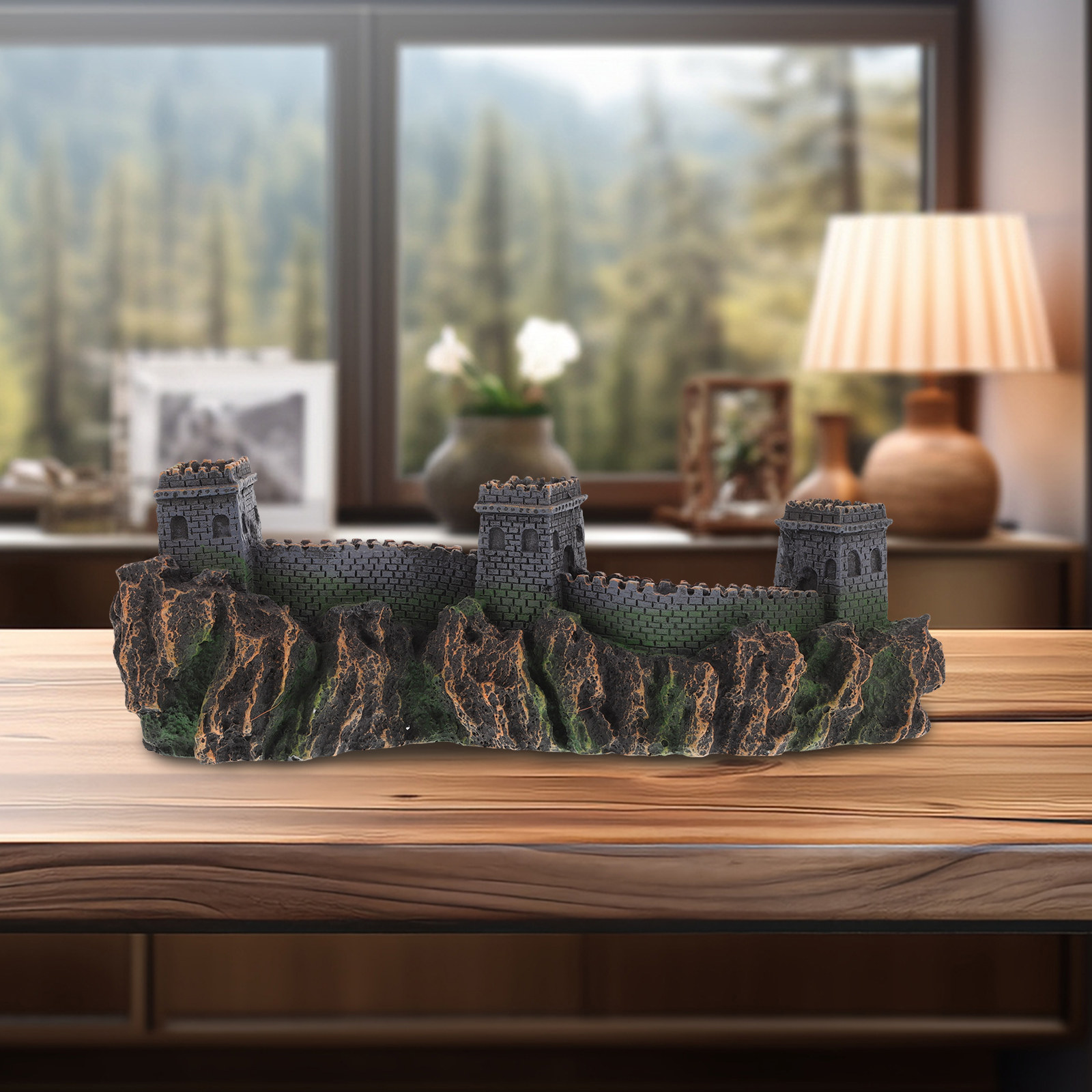 Miniature Bridge of China Scul - Aquarium Fish Bridge 评论和价格