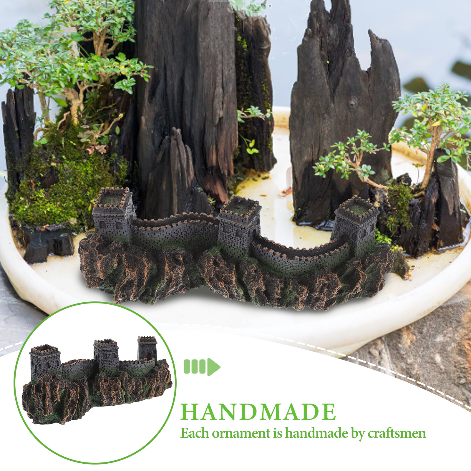 Miniature Bridge of China Scul - Aquarium Fish Bridge 评论和价格
