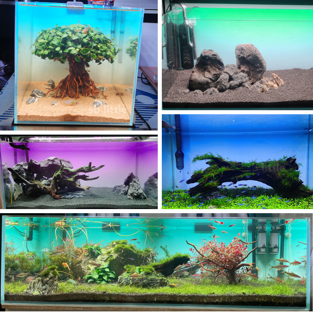 Fish Tank Background Sticker W - Aquarium Fish Wallpaper 评论和价格