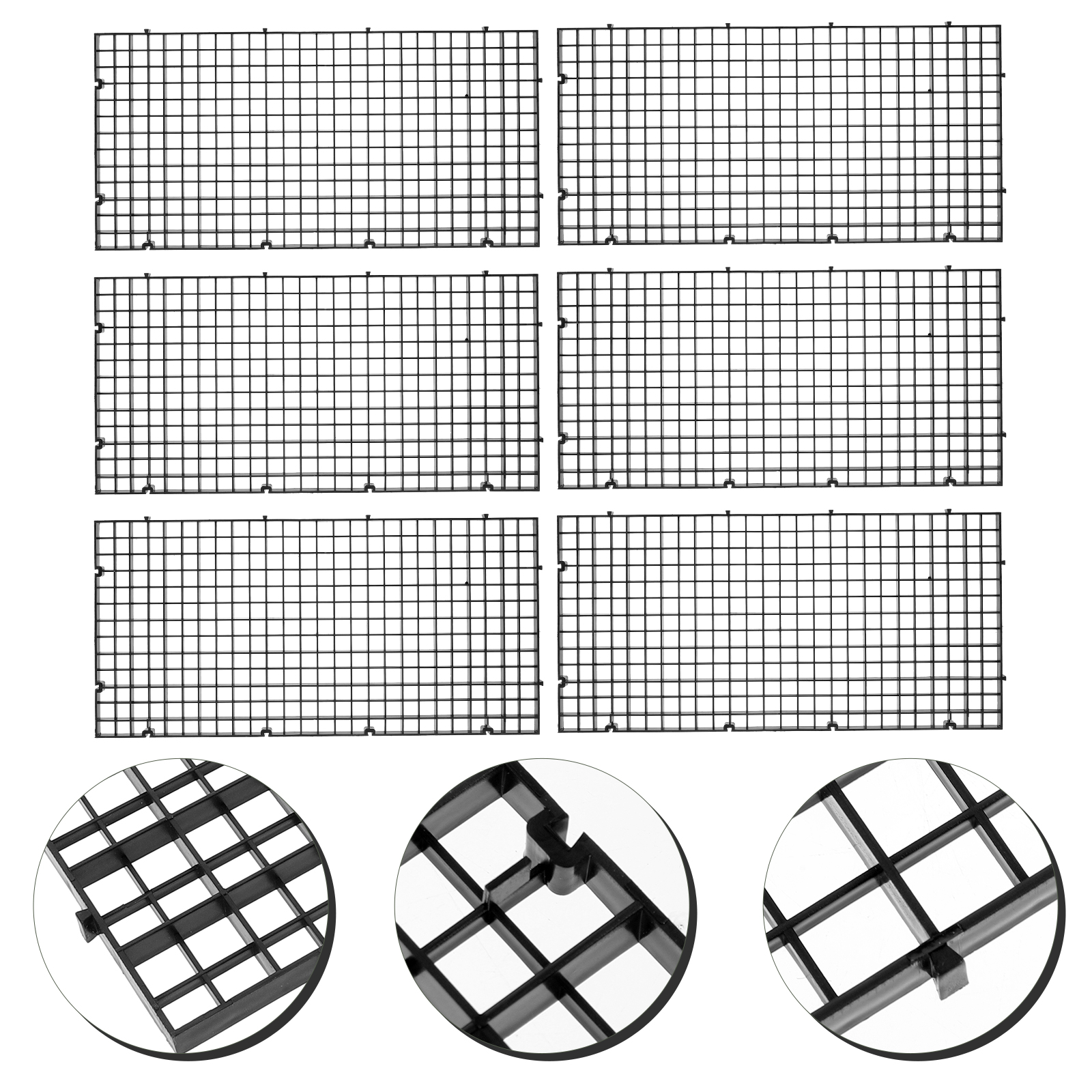 6pcs Bottom Filter Grid Plate  - Aquarium Fish Net 评论和价格