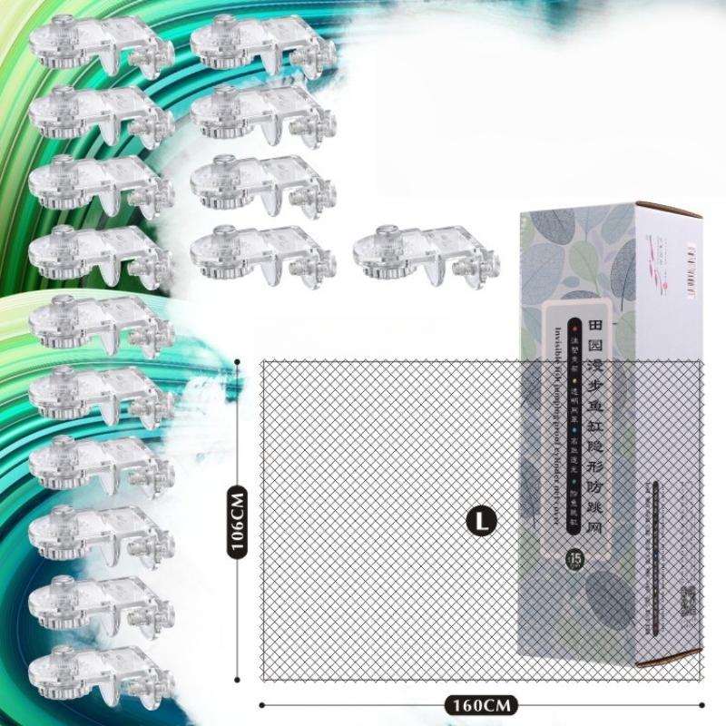 1 Set Fish Tank Net Holder Acr - Aquarium Fish Jumping 评论和价格