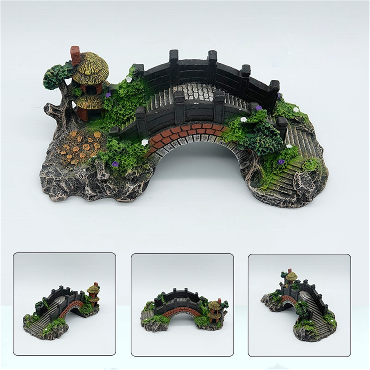 Artificial Bridge Fish Tank Or - Aquarium Fish Bridge 评论和价格