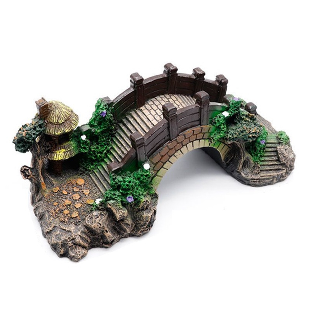 Artificial Bridge Fish Tank Or - Aquarium Fish Bridge 评论和价格