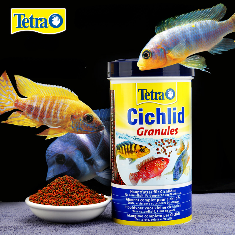 Tetra Cichlid Granules Clear W - Tetra Fish In Aquarium 评论和价格