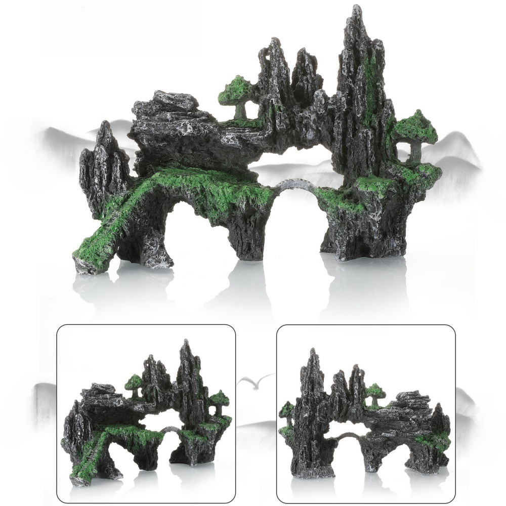 Aquarium Decorative Rocks Fish - Aquarium Fish Bridge 评论和价格