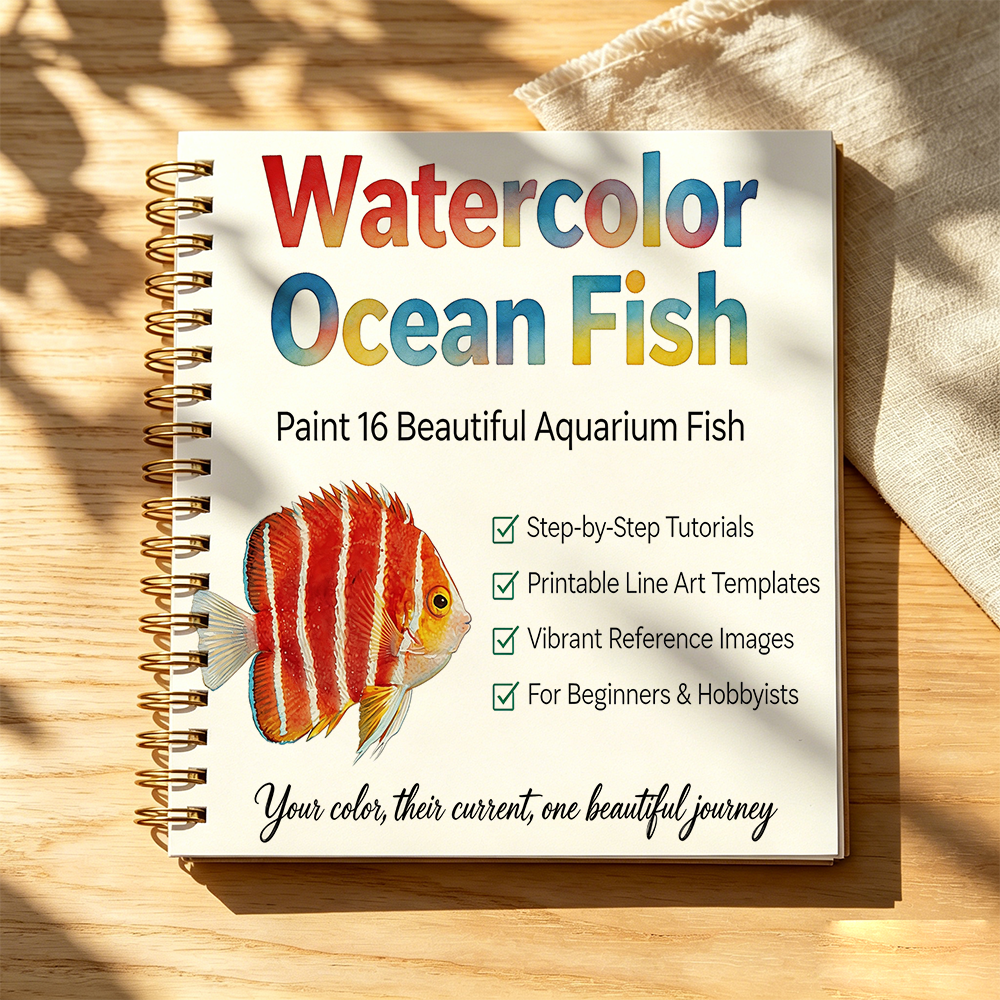 Watercolor Ocean Fish Tutorial - Aquarium Fish Drawing 评论和价格