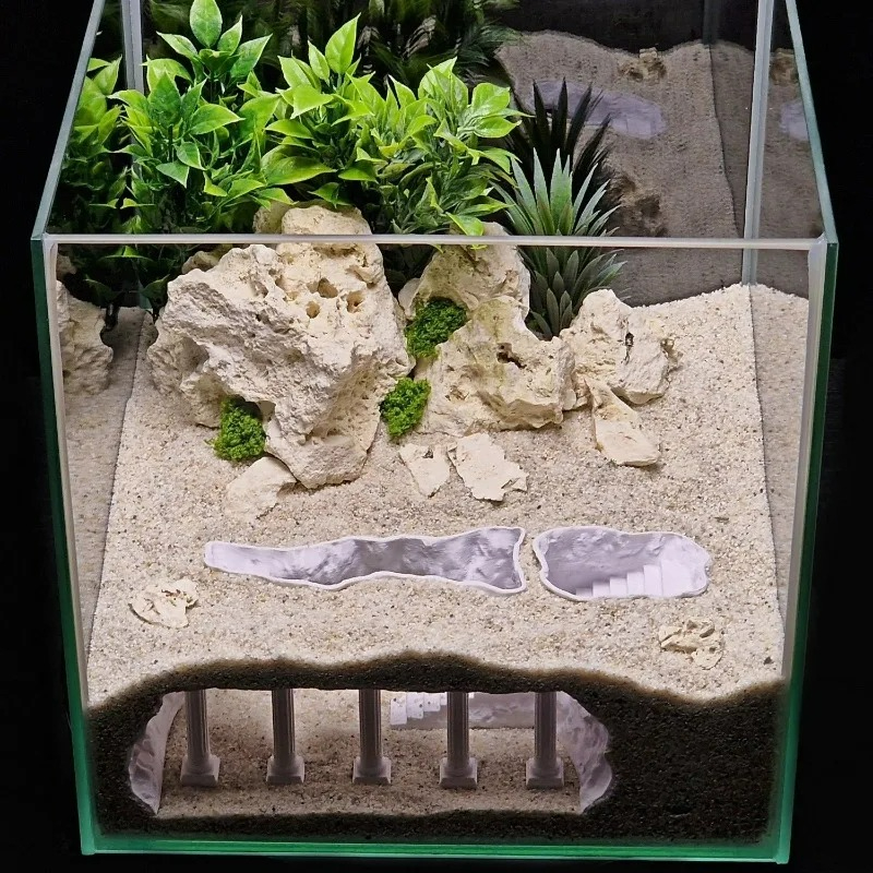 3D Printed Fish Tank Cave, Art - Aquarium Fish Bridge 评论和价格