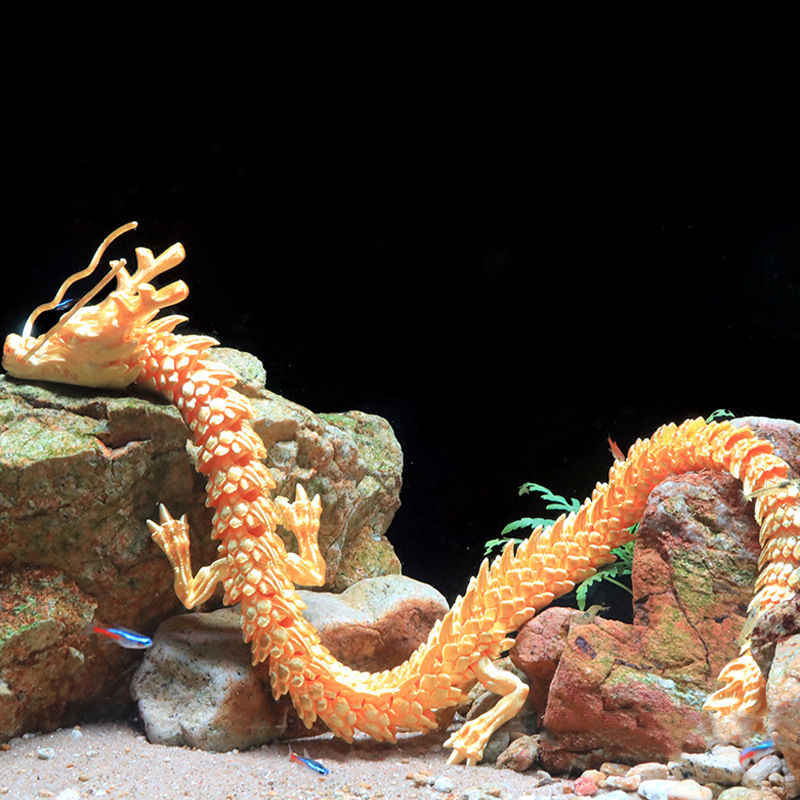 3D Printed Conjoined Dragon Or - Aquarium Fish Cartoon 评论和价格