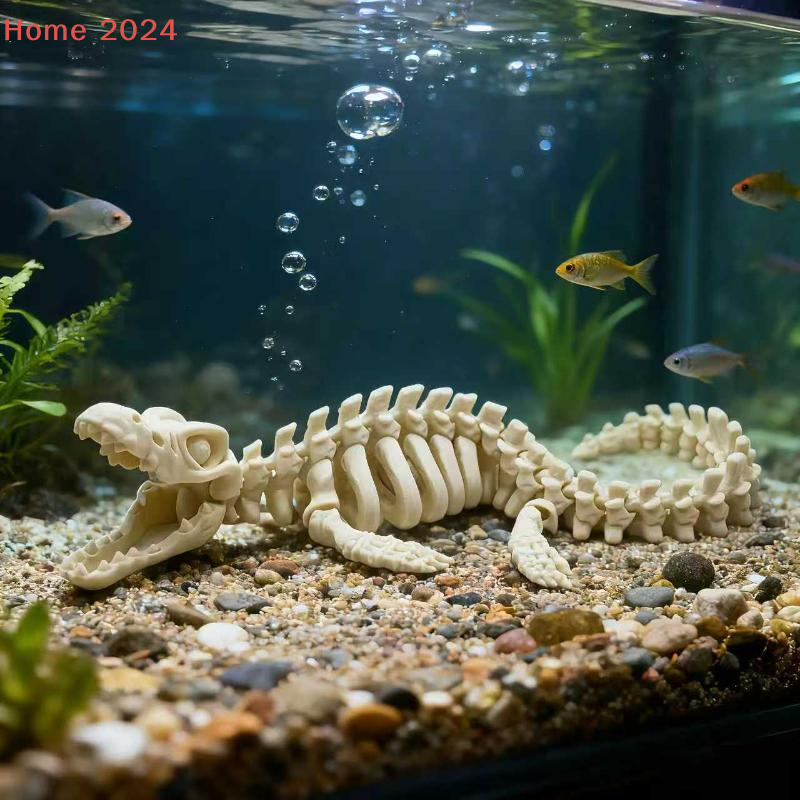 1Pcs Large Dinosaur Bone Repli - Aquarium Fish Cartoon 评论和价格