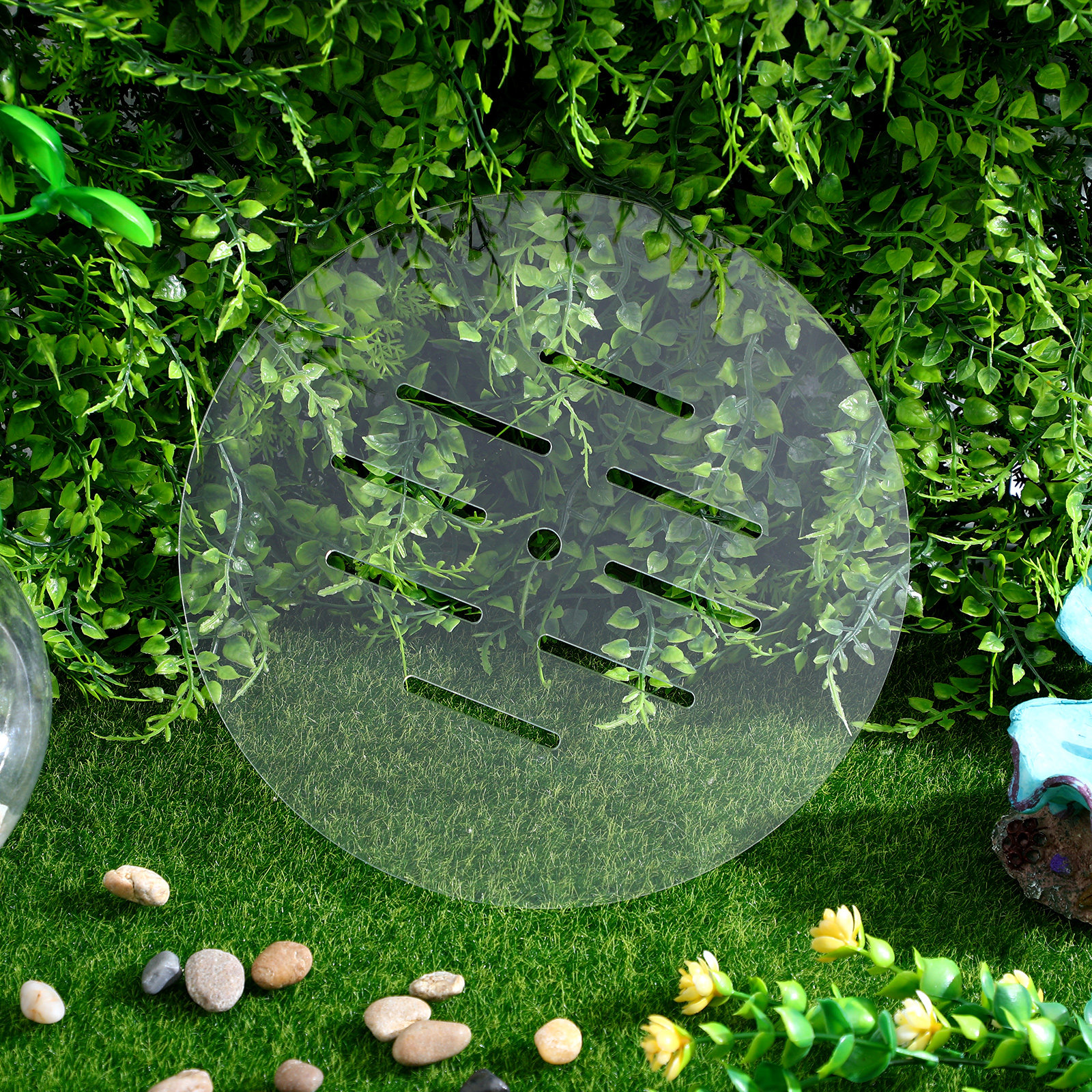 Acrylic Round Fish Tank Cover  - Aquarium Fish Jumping 评论和价格