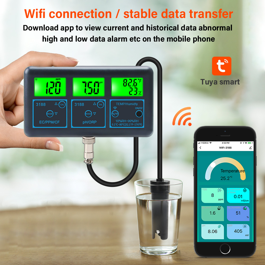 Yieryi WiFi Tuya Smart Monitor - Aquarium Fish In Online 评论和价格