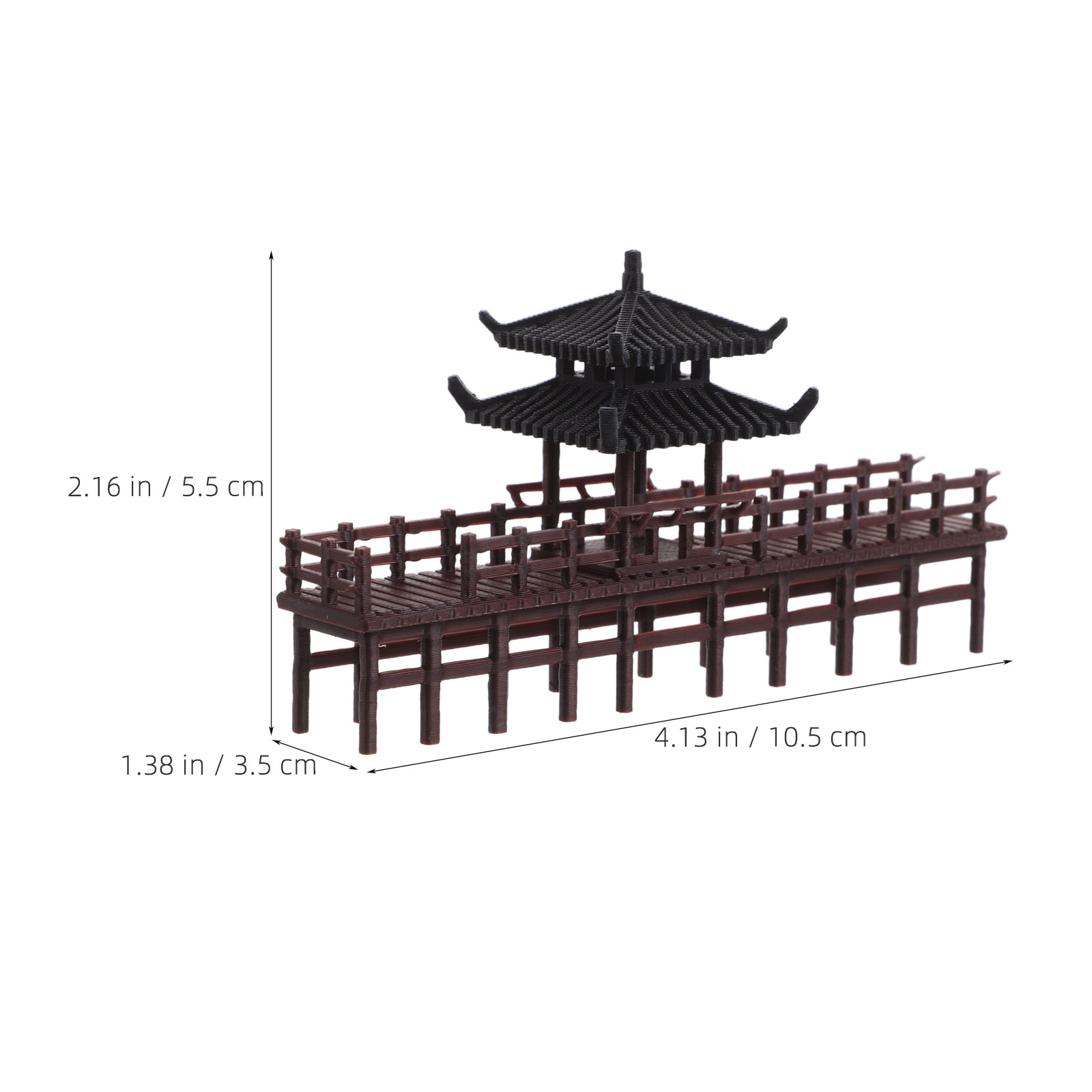 Mini Chinese Pavilion Bridge D - Aquarium Fish Bridge 评论和价格